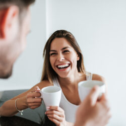 Couple Drinking Coffee